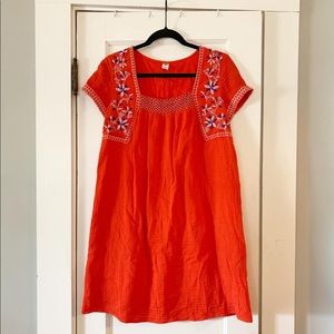 Old Navy Mexican style embroidered dress